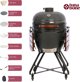 Tunabone Kamado Pro ψησταριά 24", μέγεθος L, σκούρο γκρι