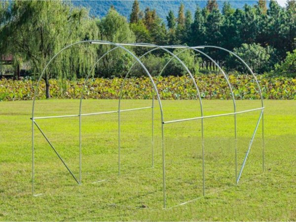 Κήπος Σήραγγας Θερμοκήπιο 2x3 6m2 Πράσινο για Λαχανικά Σκελετός LEAN