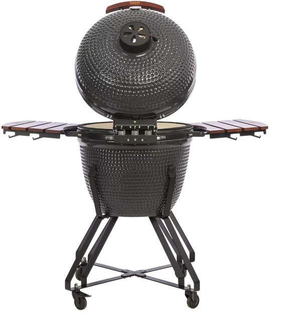 Tunabone Kamado κλασική ψησταριά 23", μέγεθος L, σκούρο γκρι
