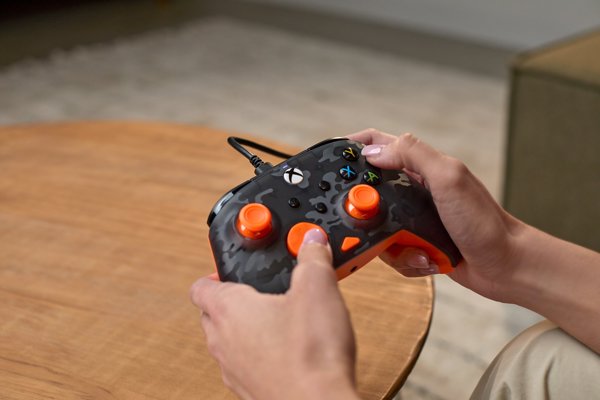 Turtle Beach Rematch Core Wire XB Ghost Camo Black & Orange