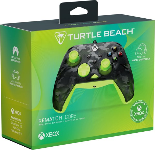 Turtle Beach Rematch Core Wire XB Ghost Camo Black & Yellow