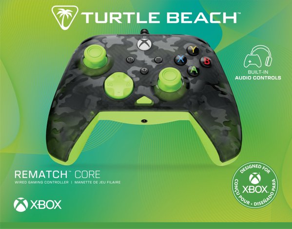 Turtle Beach Rematch Core Wire XB Ghost Camo Black & Yellow