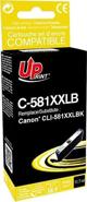 UPrint Συμβατό Μελάνι CLI-581BK XXL, Μαύρο, 11.7ml, για Canon PIXMA TR7550, TR8550, TS6150/6151/8150/8151/9150/9155