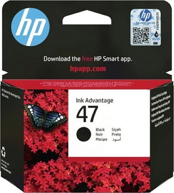 HP 47 (6ZD21AE) Γνήσιο Μελάνι Inkjet Μαύρο για HP DeskJet Ink Advantage 4800