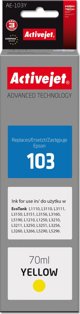 Activejet Μελάνι AE-103Y για Epson 103 (C13T00S44A) Supreme, Υψηλής Απόδοσης, 70ml, Κίτρινο