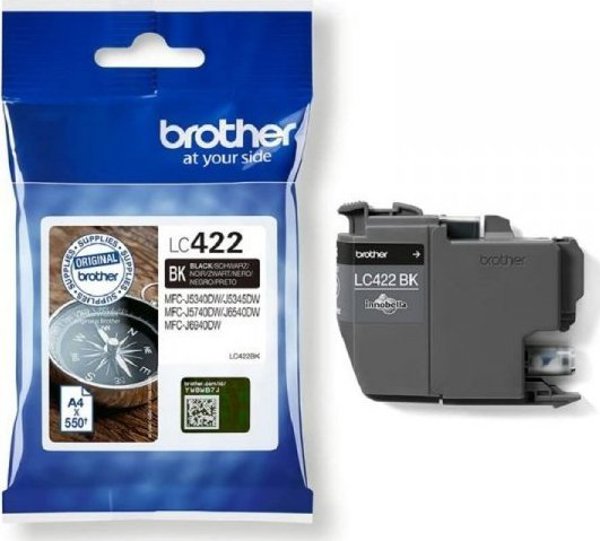 Tusz Brother Brother LC422BK Ink Cartridge, Black