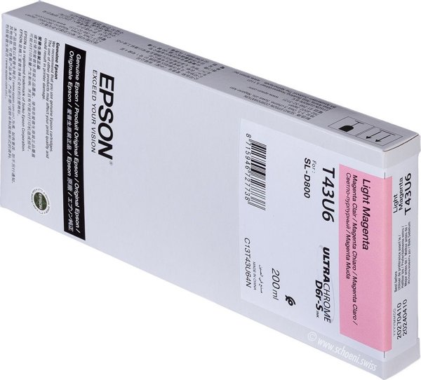 Tusz Epson Epson ink cartridge light magenta T 43U 200 ml    T 43U64N