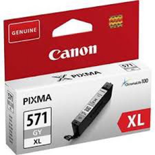 Μελάνι Canon CLI-571XL, χρώμα γκρι, με προστασία 0335C004