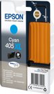 Μελάνι Epson Epson 405XL - 14.7 ml - XL - Κυανό - αυθεντικό - Συσκευασία με RF- / ακουστικό σήμα συναγερμού - Φυσίγγιο μελανιού - για WorkForce WF-7310, 7830, 7835, 7840, WorkForce Pro WF-3820, 3825, 4820, 4825, 4830