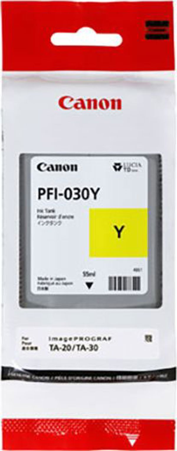 Canon PFI-030Y Γνήσιο Μελάνι Εκτυπωτή Yellow (3492C001)