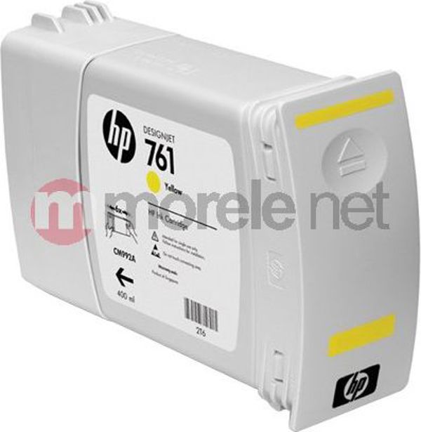 Μελάνι HP No 761 Ink Cart/Κίτρινο 400ml (CM992A)