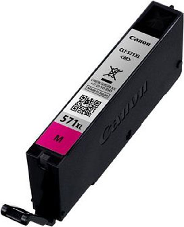 Μελάνι Canon CLI-571XL, χρώμα ματζέντα, με προστασία 0333C004