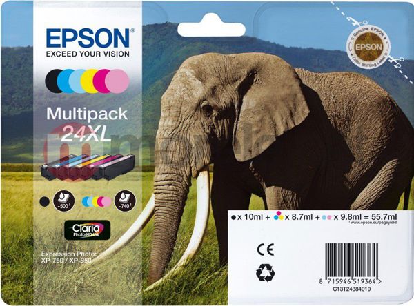 Μελάνι Epson 24XL Multipack C13T24384010