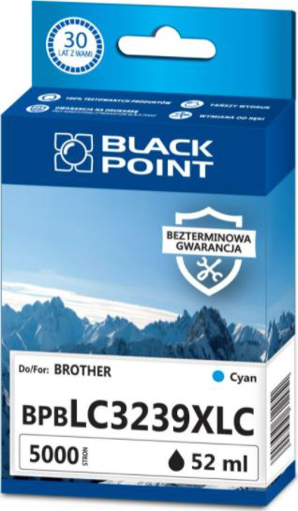 Μελάνι Black Point BPBLC3239XLC (αντικαθιστά Brother LC-3239XLC)