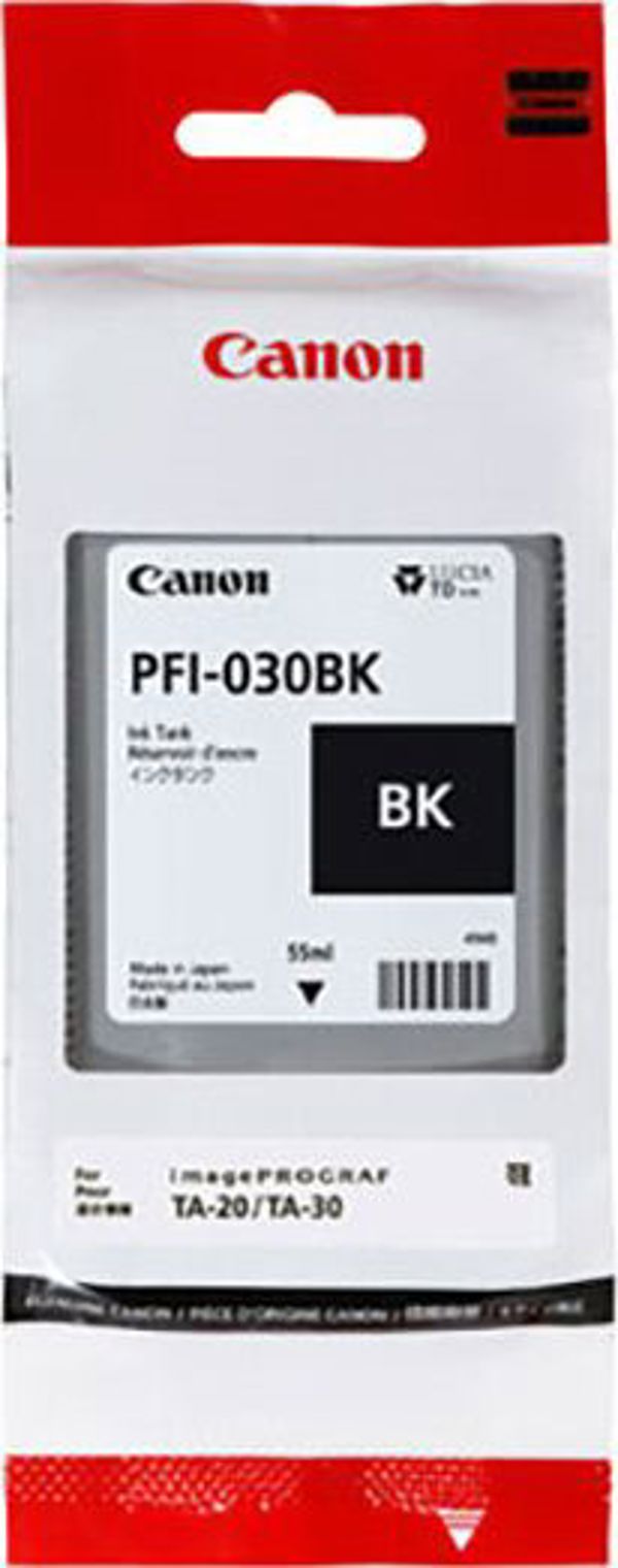 Canon PFI-030BK Γνήσιο Μελάνι Inkjet Black (3489C001) για Εκτυπωτές Canon