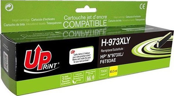 UPrint Συμβατό Μελάνι HP 973X (F6T83AE) Yellow, 86ml, για HP PageWide Pro 452/477