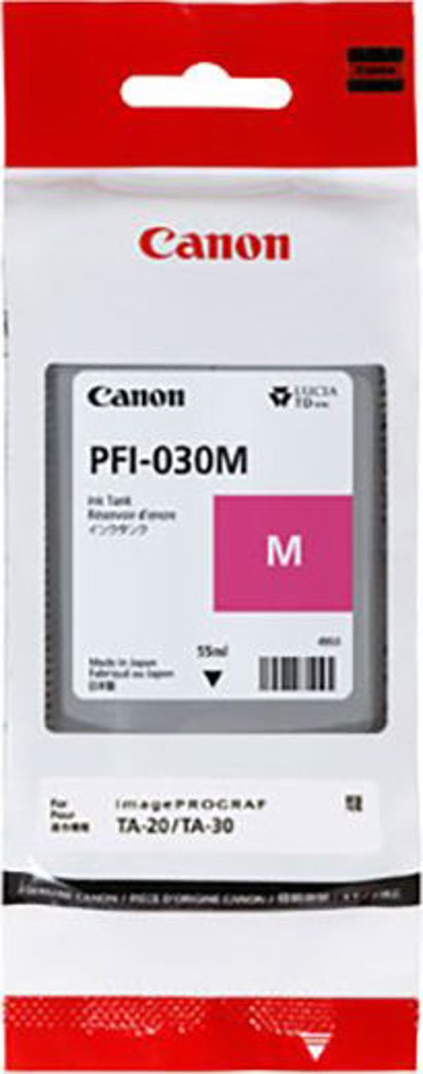 Canon PFI-030M Γνήσιο Μελάνι Εκτυπωτή 55ml Magenta (3491C001)