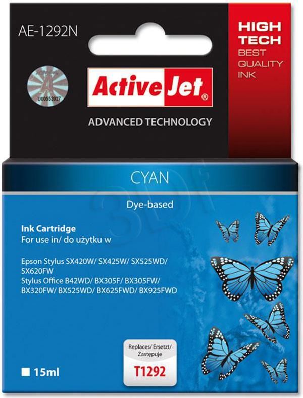 Μελάνι Activejet μελάνι AE-1292N / T1292 (κυανό)