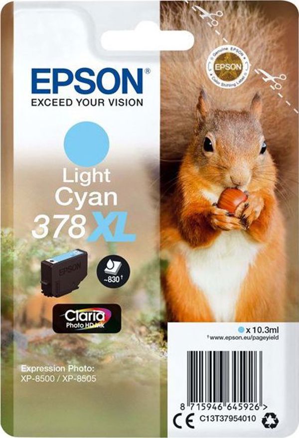 Μελάνι Epson Μελάνι 378XL Κυανό (C13T37954020)