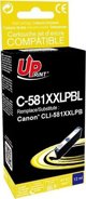 Tusz UPrint UPrint kompatybilny ink / tusz z CLI-581PB XXL, photo blue, 12ml, C-581XXLPBL, very high capacity, dla Canon PIXMA TR7550, TR8550,