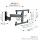 Βάση τοίχου TVM 3465 Comfort με κίνηση+ OLED 32-65"