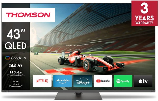 ΤΗΛΕΟΡΑΣΗ LCD 43" QLED 4K/43QG7C04 THOMSON
