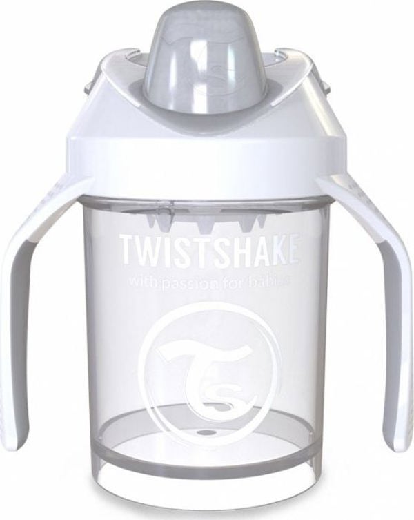 Twistshake Κύπελλο Ανάμειξης με Καπάκι 230 ml Λευκό 4m+ (3120533)