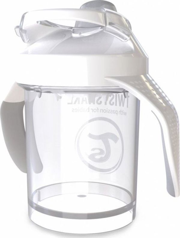 Twistshake Κύπελλο Ανάμειξης με Καπάκι 230 ml Λευκό 4m+ (3120533)