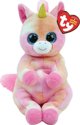 TY Beanie Boos Μονόκερος Skylar 15cm - Ροζ Βελούδινο Λούτρινο Παιχνίδι
