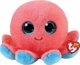 TY Beanie Boos Sheldon Το Χταπόδι Λούτρινο Μασκότ 15 εκ. - Κοραλί/Μπλε