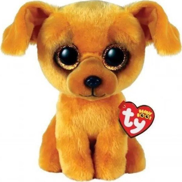 TY Beanie Boos Λούτρινο Σκυλάκι Zuzu 15εκ - Καφέ/Rudy