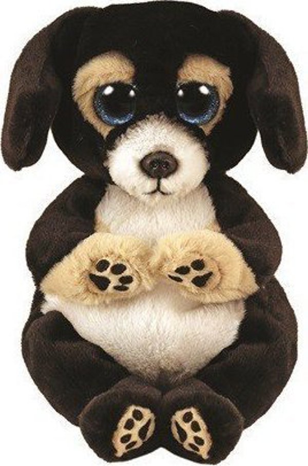 TY Beanie Babies Λούτρινο Σκυλάκι Ranger 15εκ - Λευκό/Μπεζ/Καστανό