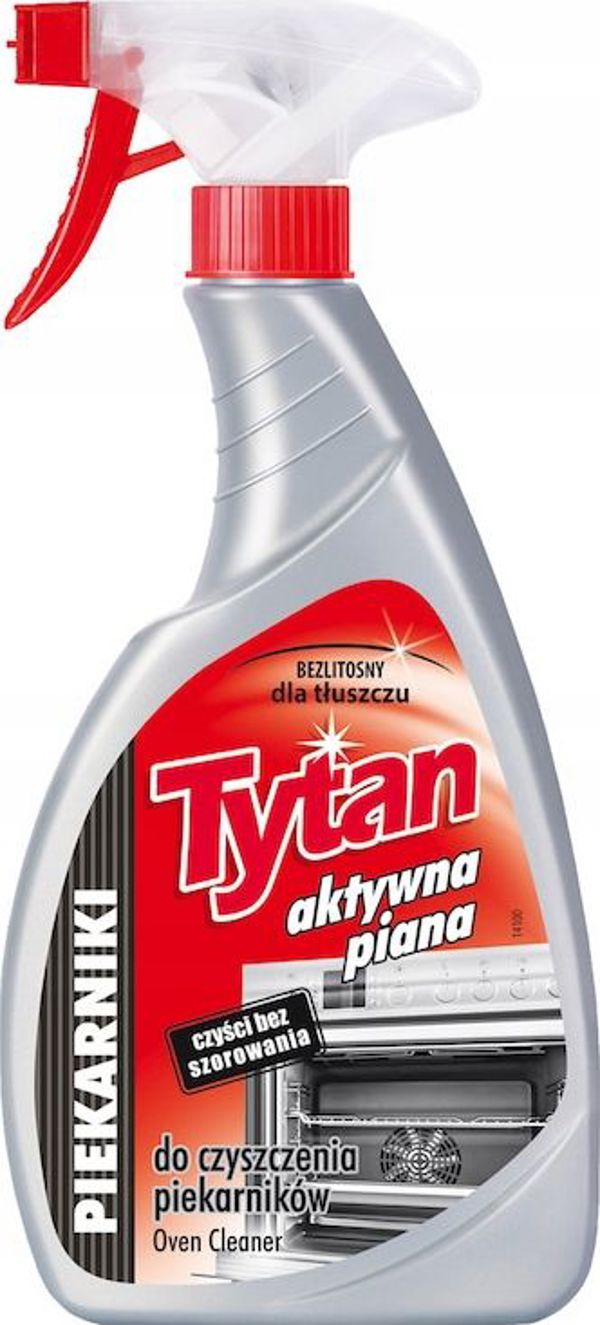 Tytan Ενεργό Καθαριστικό Φούρνου Spray 500ml - Ισχυρό Καθαριστικό Λίπους για Φούρνους & Γκριλ