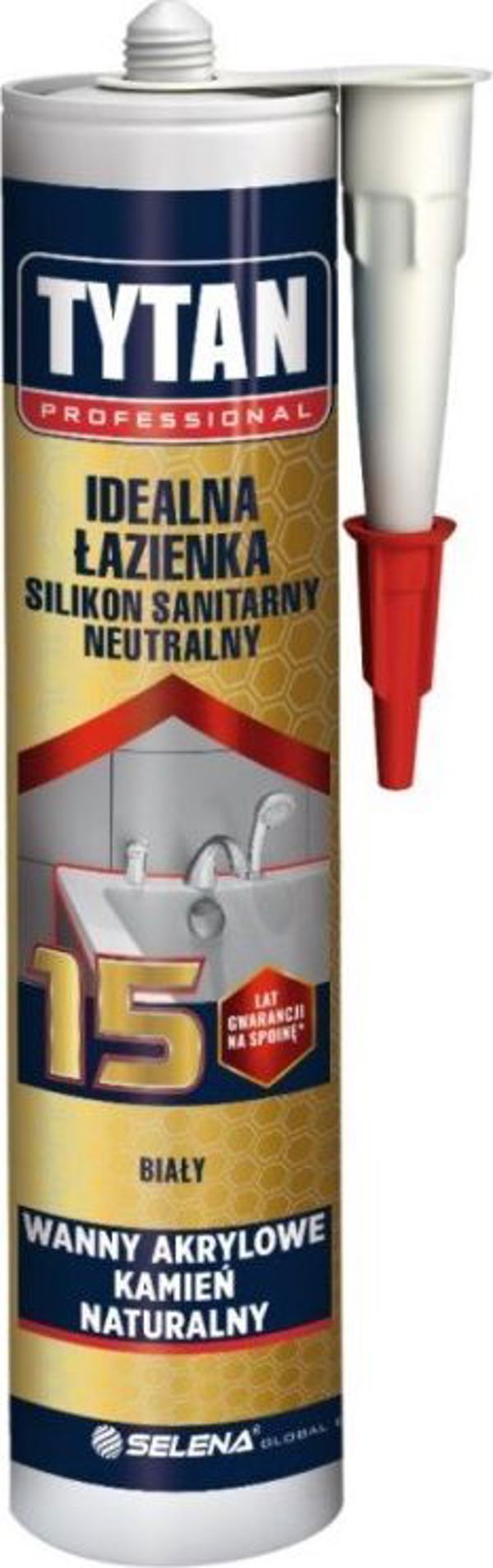 Tytan Σιλικόνη Sanitary Ideal Bathroom, Αντιμυκητιακή, Για Μπάνιο, 280ml, Λευκή