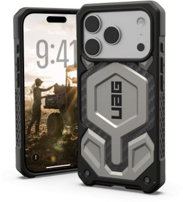 UAG Monarch Pro - θήκη για iPhone 17 Pro συμβατή με MagSafe (τιτάνιο)