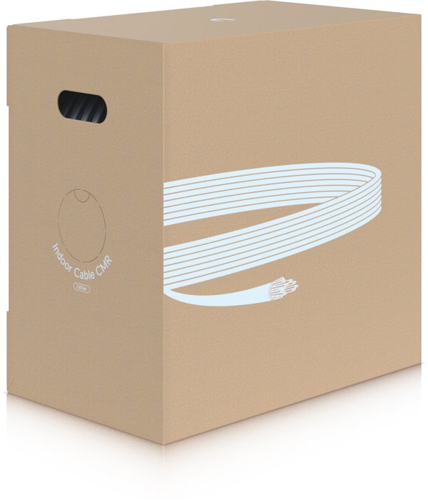 Ubiquiti UACC-Cable-C6A-CMR Καλώδιο Δικτύου Cat6a U/UTP Λευκό 305m