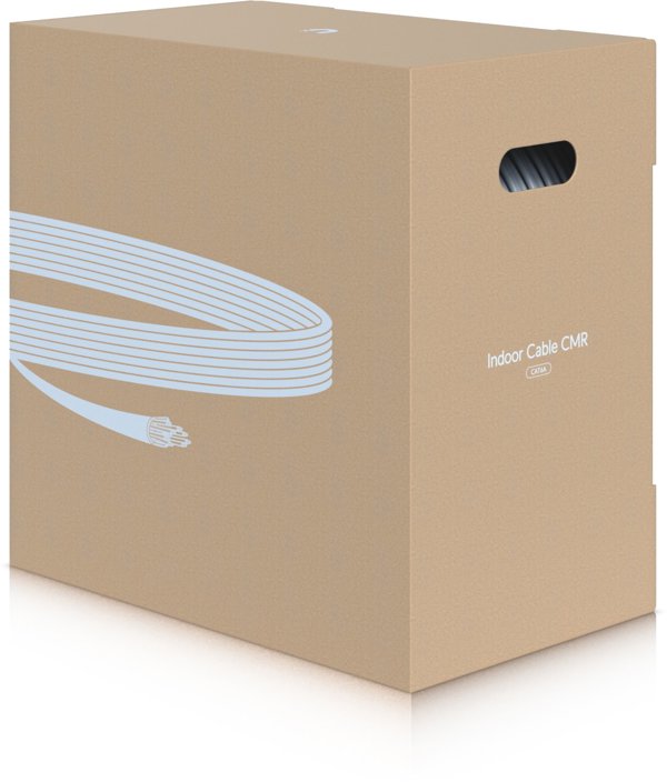 Ubiquiti UACC-Cable-C6A-CMR Καλώδιο Δικτύου Cat6a U/UTP Λευκό 305m
