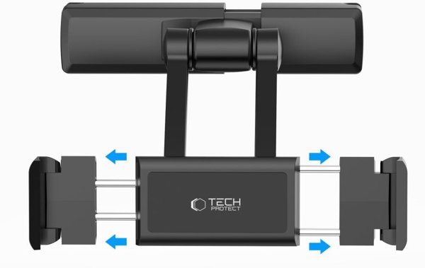 Tech-Protect V2 Βάση Αυτοκινήτου για Smartphone και Tablet για Προσκέφαλο - Μαύρο