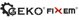 Geko Βάση Στερέωσης Άξονας για Δίσκους Ίνας M8 (500)
