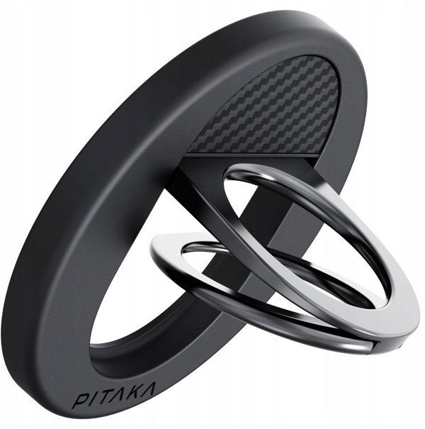 Μαγνητική βάση PITAKA MagEZ Grip 3 MagSafe για τηλέφωνο μαύρο γκρι