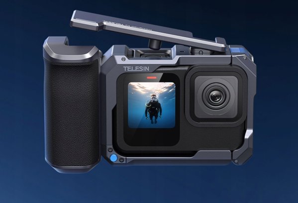 Telesin Λαβή Grip με Πλαίσιο Στήριξης για GoPro Hero 13, 12, 11, 10, 9 Black - Εργονομική Σταθεροποίηση