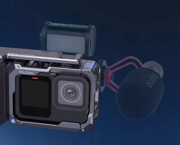 Telesin Λαβή Grip με Πλαίσιο Στήριξης για GoPro Hero 13, 12, 11, 10, 9 Black - Εργονομική Σταθεροποίηση