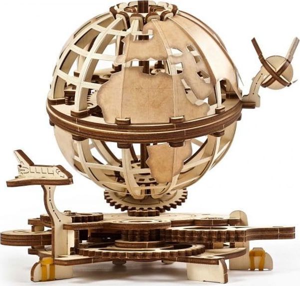 UGEARS UGEARS 3D Puzzle Globe Ξύλινο Μηχανικό μοντέλο για συναρμολόγηση 8255437 4820184121096