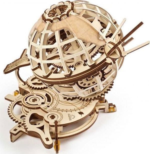 UGEARS UGEARS 3D Puzzle Globe Ξύλινο Μηχανικό μοντέλο για συναρμολόγηση 8255437 4820184121096