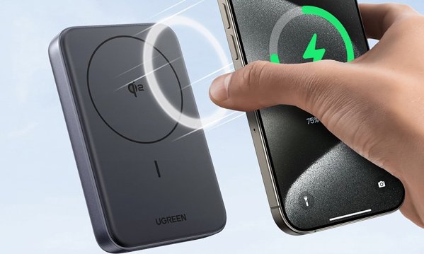 UGREEN PB761 Μαγνητικό powerbank 10000mAh Qi2 30W Magsafe + καλώδιο USB-C μαύρο
