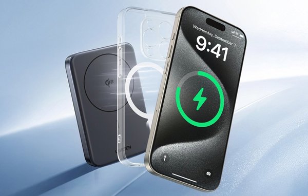 UGREEN PB761 Μαγνητικό powerbank 10000mAh Qi2 30W Magsafe + καλώδιο USB-C μαύρο