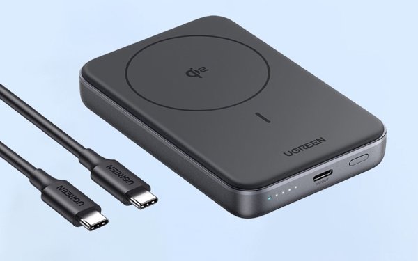 UGREEN PB761 Μαγνητικό powerbank 10000mAh Qi2 30W Magsafe + καλώδιο USB-C μαύρο