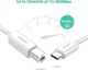 Ugreen Καλώδιο USB C 1 m Λευκό