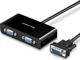Διαχωριστής βίντεο VGA Ugreen σε 2x VGA - 1m UGREEN 40254 (Μαύρο)