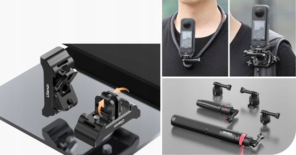 Προσαρμογέας Ulanzi Βάση Στήριξης 1/4"" + Σύστημα Gopro Για Insta360 One X2 / X3 / Ulanzi / C013